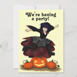 Invitación Hopping Hazel Halloween Party Invitation
