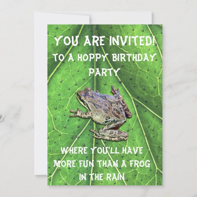 INVITACIÓN HOPPY BIRTHDAY (Anverso)