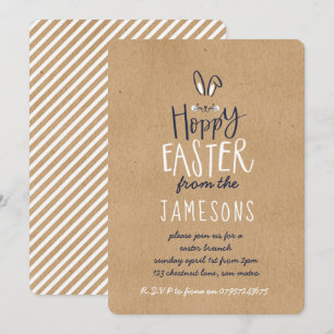 INVITACIÓN HOPPY EASTER BUNNY