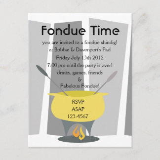 Invitación ¡Hora de Fondue!