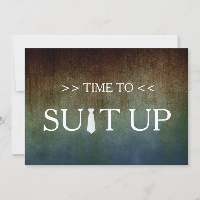 Invitación Hora de prepararse (Anverso)