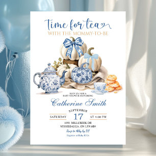 Invitación Hora de tomar el té Fiesta Chinoiserie Baby Shower