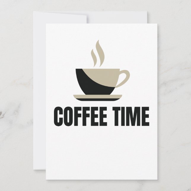 Invitación Hora del café (Anverso)