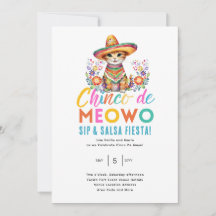 Hora del Fiesta Cinco De Meowo Fun Cat Fiesta