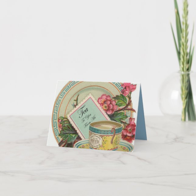 Invitación Hora del té (Anverso)