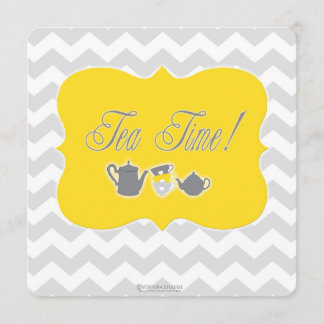 Invitación ¡Hora del té de Baby Shower!