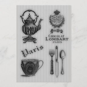 Invitación Hora para el té #5