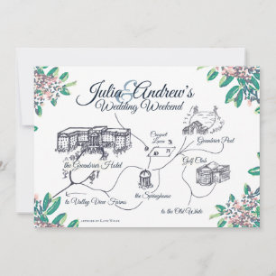Invitación Horario de bienvenida nocturno para Julia