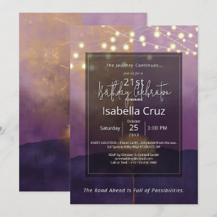 Invitación Horizon Within Diseño Minimalista