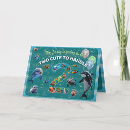 Invitación horizontal plegada de Personalizado de 