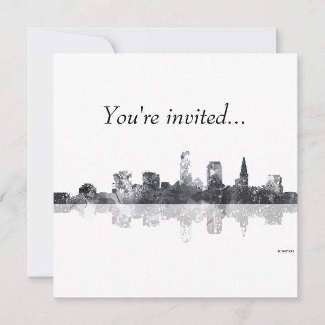 INVITACIÓN HORIZONTE DE CLEVELAND, OHIO (Anverso)