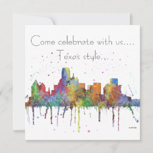 INVITACIÓN HORIZONTE DE DALLAS, TEJAS