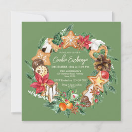 Invitación Horneado con amor Intercambio de galletas de pan d