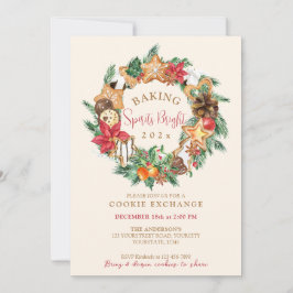 Invitación Horneado con amor Intercambio de galletas de pan d