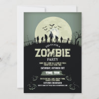Horror de la fiesta Zombie Halloween