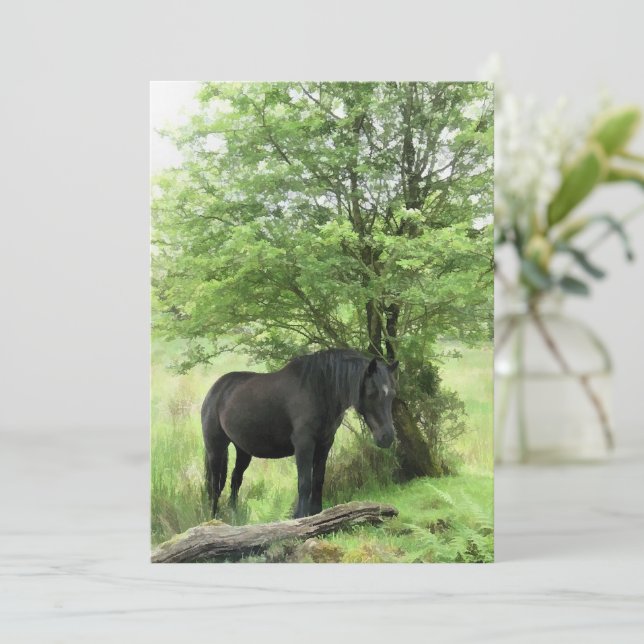 Invitación HORSE (Anverso de pie)