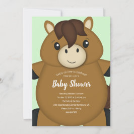 Invitación Horse Baby Shower
