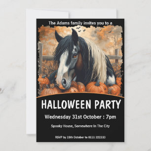 Invitación Horse Halloween Party