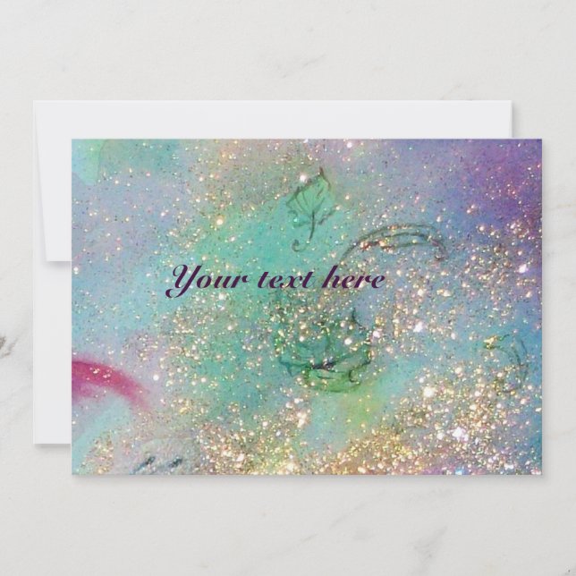 Invitación HORSE RIDERS, MÚSICA POR LA NOCHE, Parques azules  (Anverso)