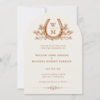 Horseshoe Cactus Foto occidental Save the Date