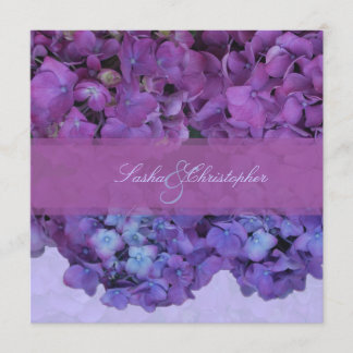 Invitación Hortensia Azul de PixDezines