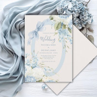 Hortensias Blancas Azules Boda Vintage Elegante