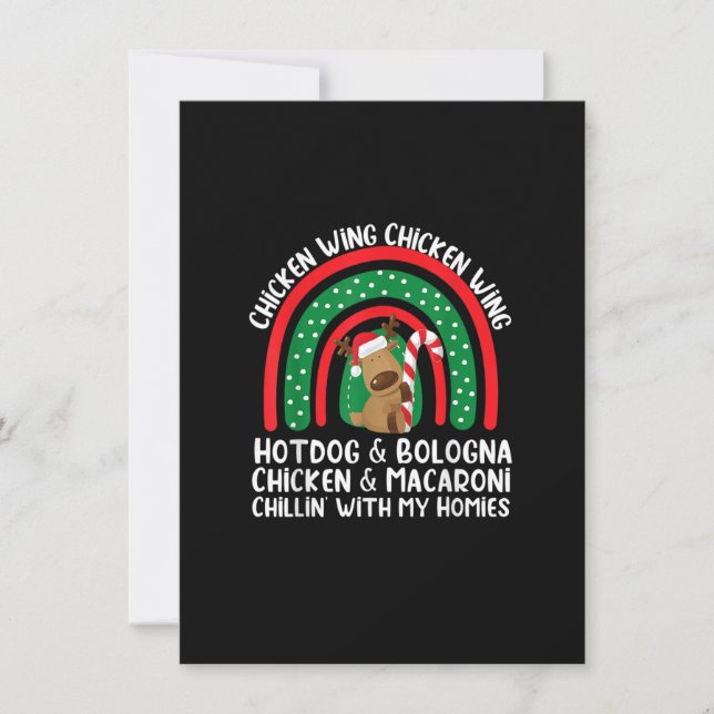Invitación Hotdog & Bologna Christm (Anverso)