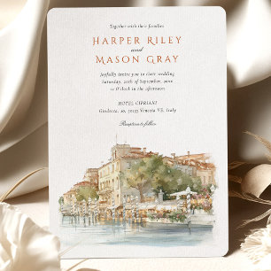 Invitación Hotel Cipriani Venice Boda
