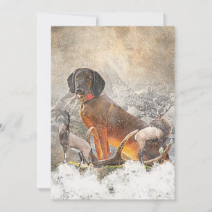 Invitación Hound Bavarian Mountain, Arte