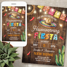 Invitación Housewarming Fiesta Party New Home