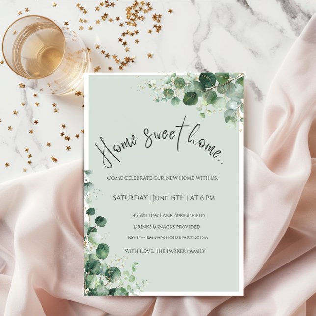 Invitación Housewarming Invitation – Home Sweet Home (Subido por el creador)