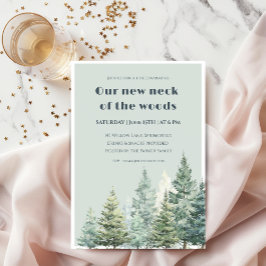 Invitación Housewarming Invitation Our New Neck of the Woods