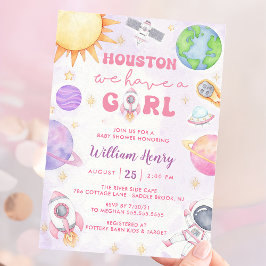 Invitación Houston Tenemos Un Baby Shower Del Espacio Ultrate