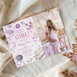 Invitación Houston Tenemos Un Baby Shower Del Espacio Ultrate