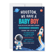 Houston Tenemos un Bebe Niño Fiesta de Bebe Espaci
