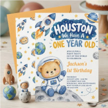 Houston Tenemos Un Cumpleaños De 1 Año