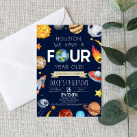 Houston Tenemos Un Fiesta De Cumpleaños De Cuatro