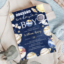 Houston Tenemos Una Baby Shower De Boy Space