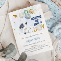 Houston Tenemos Una Baby Shower Espacial De Astron
