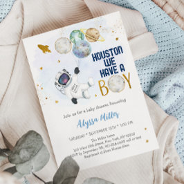 Invitación Houston Tenemos Una Baby Shower Espacial De Astron