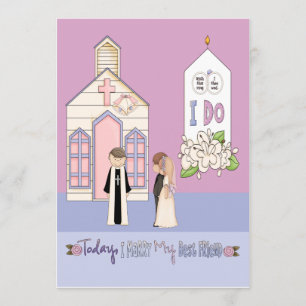 Invitación Hoy me casé con mi mejor amigo