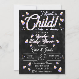 Invitación Huelo a un niño