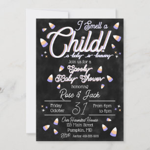 Invitación Huelo a un niño