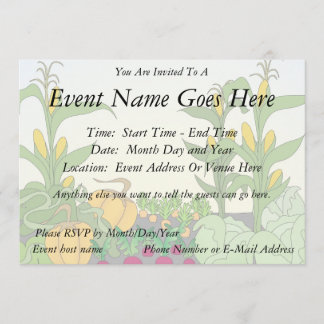 Invitación Huerto