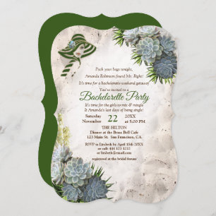 Invitación Hues de Beach Green y la exitosa Bachelorette Part