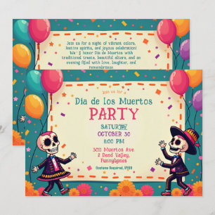 Invitación 💀 Hueso a Fiesta