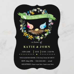 Invitación Huevo amarillo pequeño  Baby Shower neutro