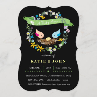 Invitación Huevo amarillo pequeño| Baby Shower neutro
