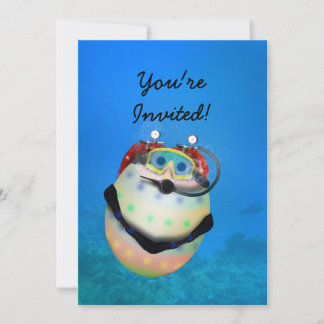 Invitación Huevo de Pascua de Buceo Scuba