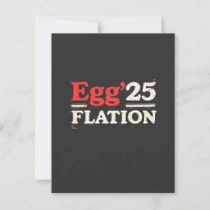 Invitación Huevo Flation 25 Funny Easter Economy